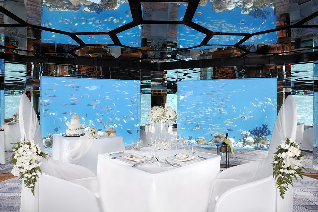 underwater maldives dining